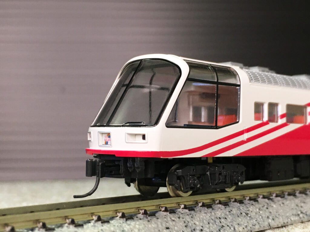 KATO スーパーエクスプレスレインボーのボディマウントナックルカプラー